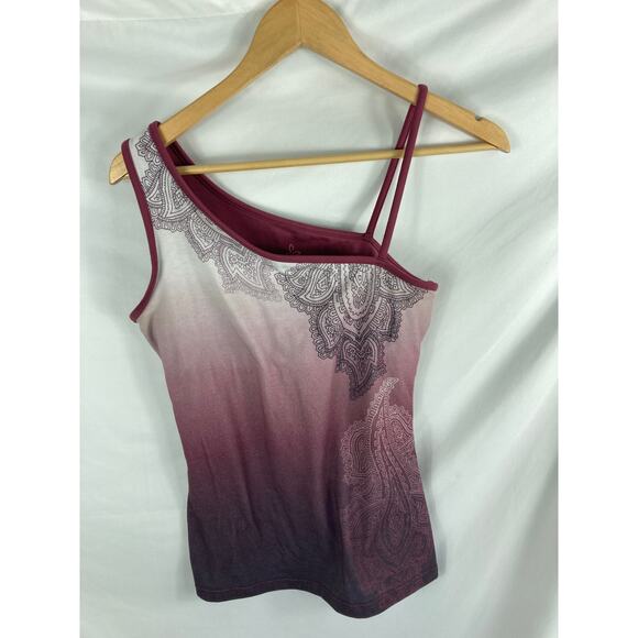 Prana Patterned Athletic Tank Purple Size Medium - Picture 1 of 4